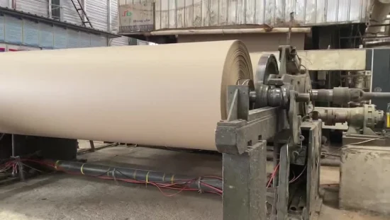 4200 mm Papppapier-Kraftpapier-Riffelpapier-Weißpapier-Wellpapierherstellungsmaschine